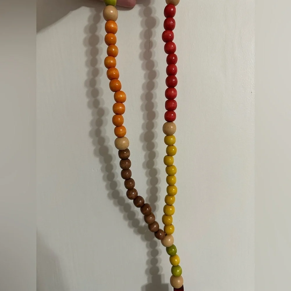 Wooden kiddie rosary